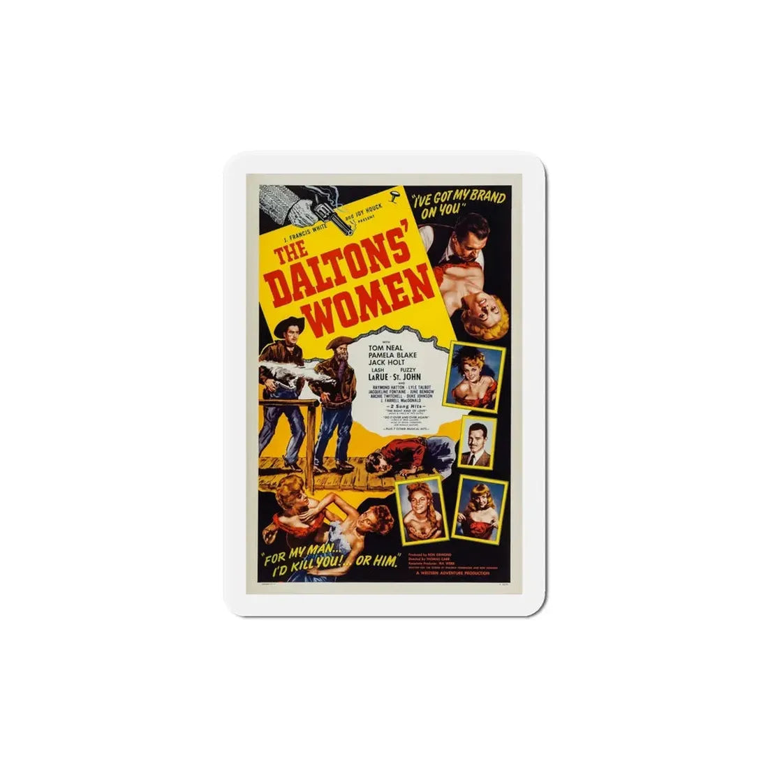 The Daltons Women 1950 Movie Poster Refrigerator Magnet 5 Inch - The Sticker Space