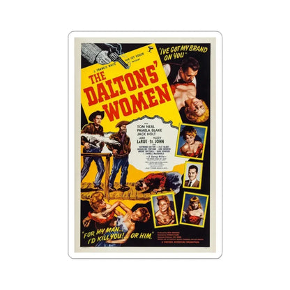 The Daltons Women 1950 Movie Poster - STICKER Vinyl Kiss-Cut Decal 3 Inch White - The Sticker Space
