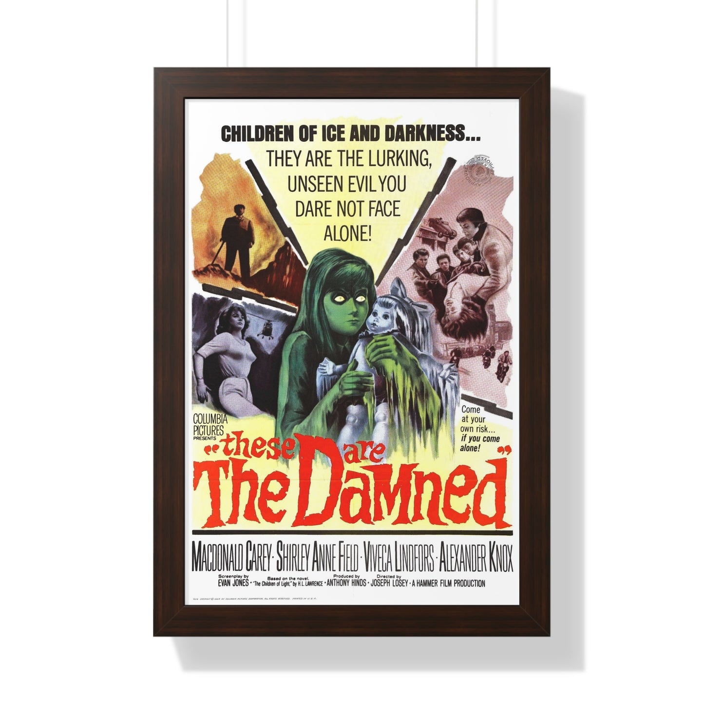 THE DAMNED 1969 - Framed Movie Poster-16″ x 24″-The Sticker Space