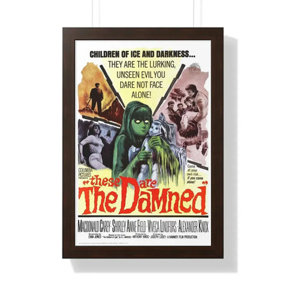 THE DAMNED 1969 - Framed Movie Poster 16″ x 24″ Walnut - The Sticker Space