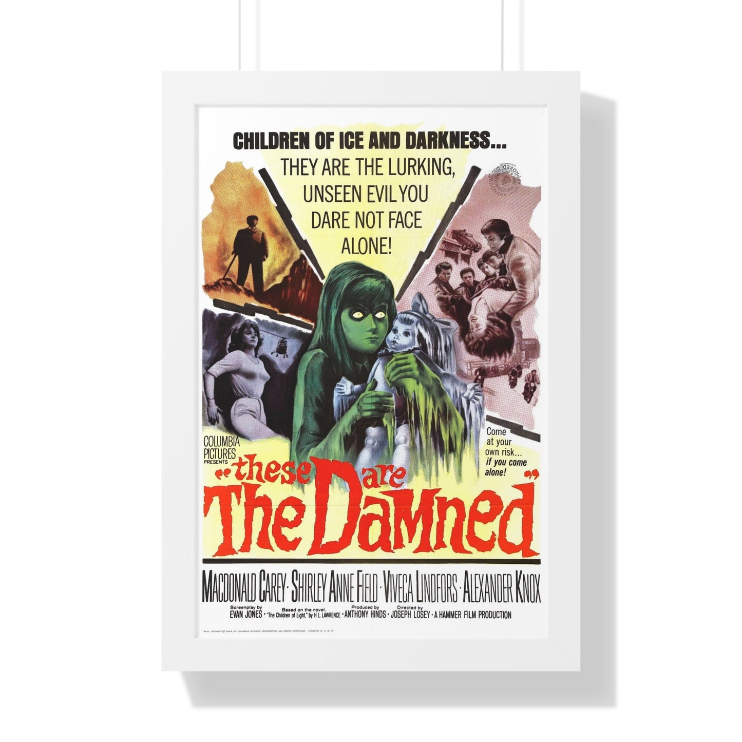 THE DAMNED 1969 - Framed Movie Poster-16″ x 24″-The Sticker Space