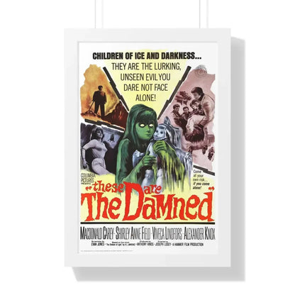 THE DAMNED 1969 - Framed Movie Poster 16″ x 24″ White - The Sticker Space