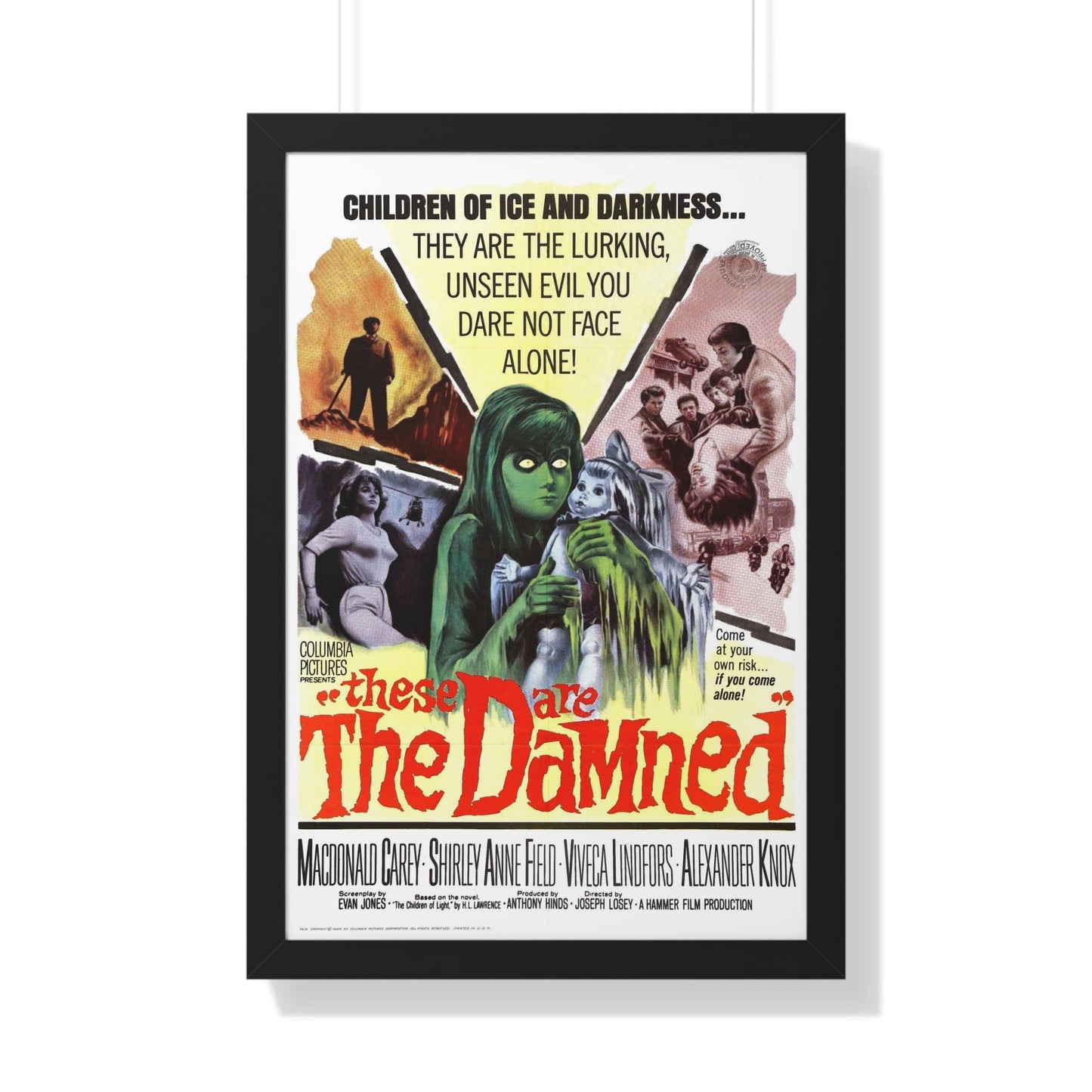 THE DAMNED 1969 - Framed Movie Poster-20" x 30"-The Sticker Space