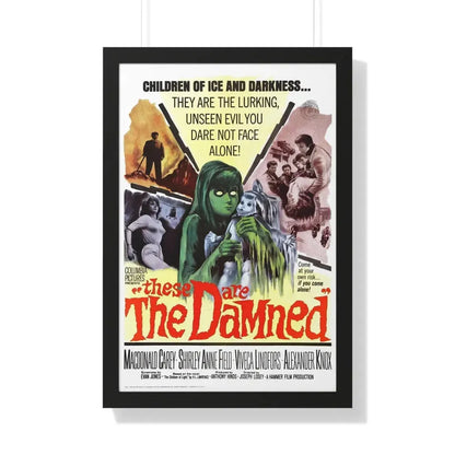 THE DAMNED 1969 - Framed Movie Poster 20" x 30" Black - The Sticker Space