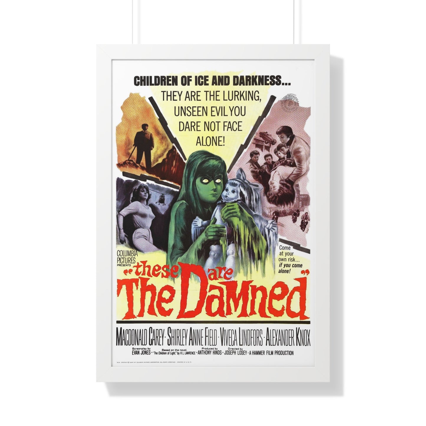 THE DAMNED 1969 - Framed Movie Poster-20" x 30"-The Sticker Space