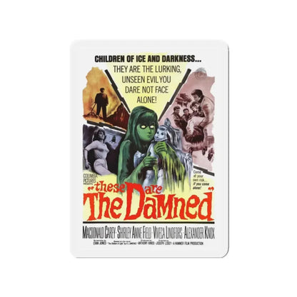 THE DAMNED 1969 Movie Poster - Refrigerator Magnet 2 Inch Die-Cut - The Sticker Space