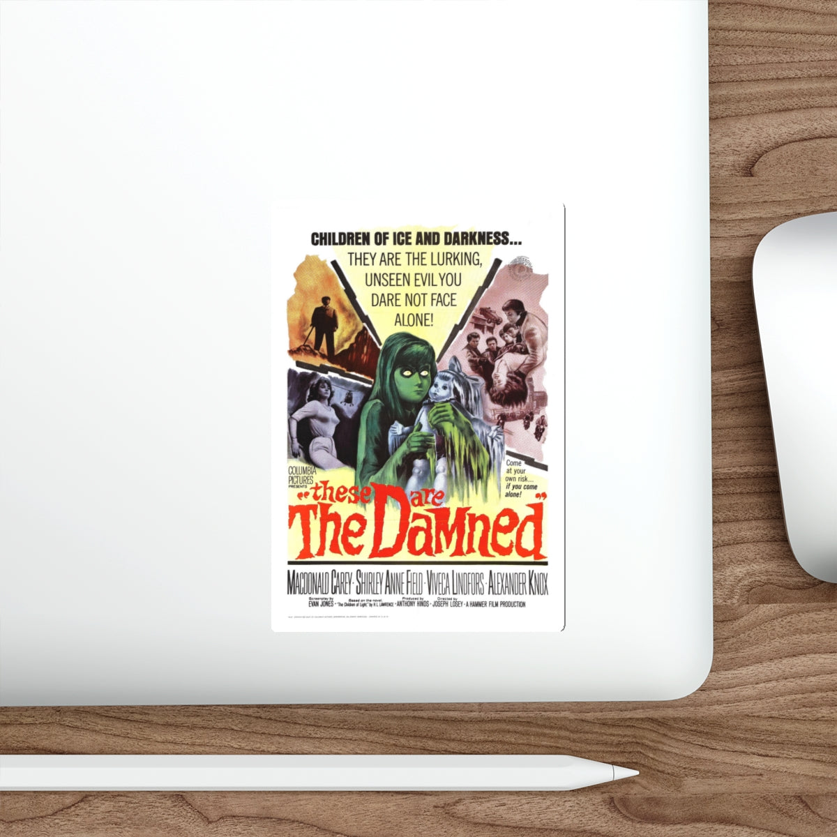 THE DAMNED 1969 Movie Poster STICKER Vinyl Die-Cut Decal-The Sticker Space