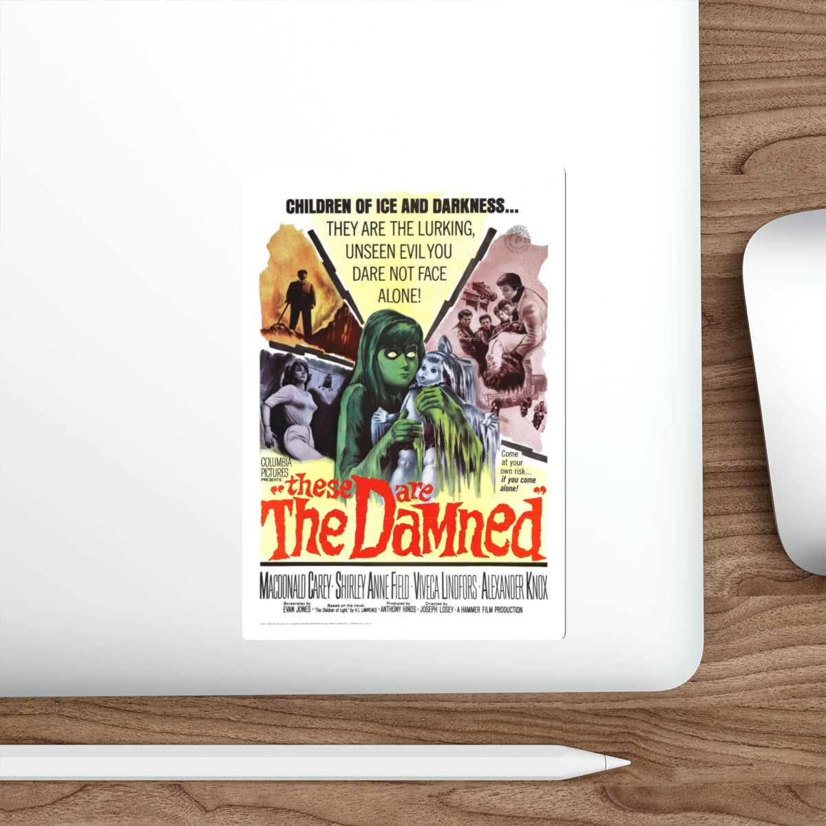 THE DAMNED 1969 Movie Poster STICKER Vinyl Die-Cut Decal-The Sticker Space