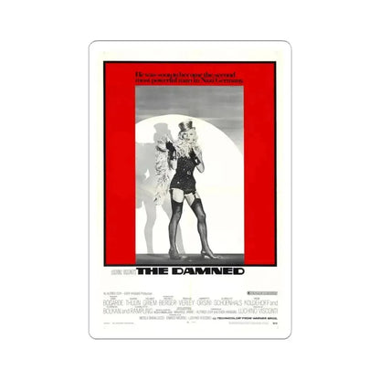 The Damned 1969 Movie Poster - STICKER Vinyl Kiss-Cut Decal 6 Inch White - The Sticker Space