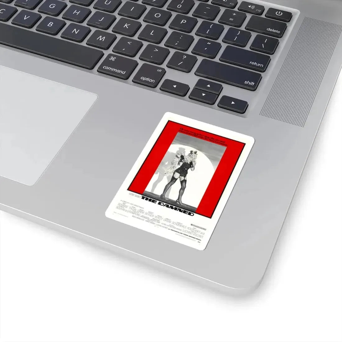 The Damned 1969 Movie Poster - STICKER Vinyl Kiss-Cut Decal - The Sticker Space