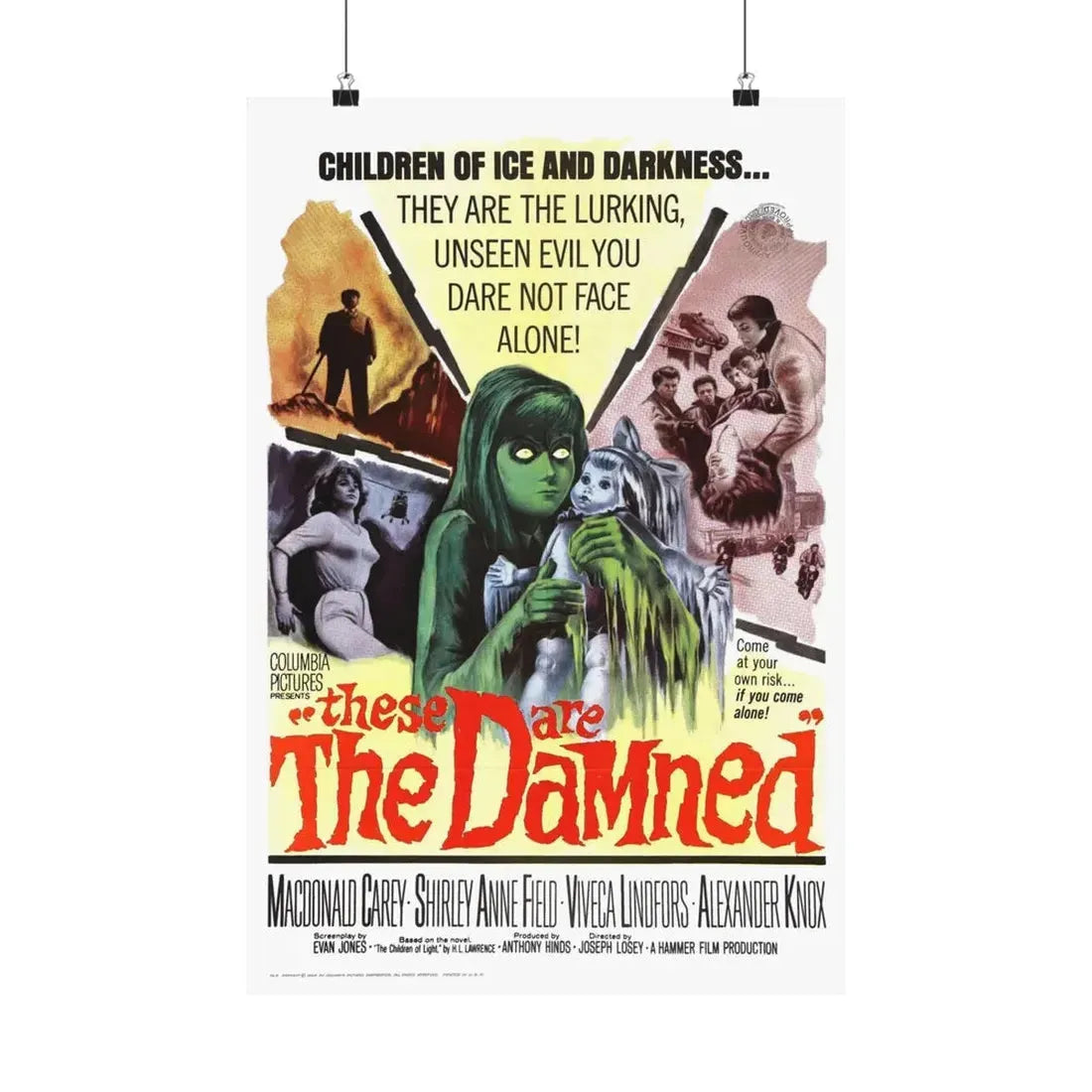 THE DAMNED 1969 - Paper Movie Poster 16″ x 24″ Matte - The Sticker Space
