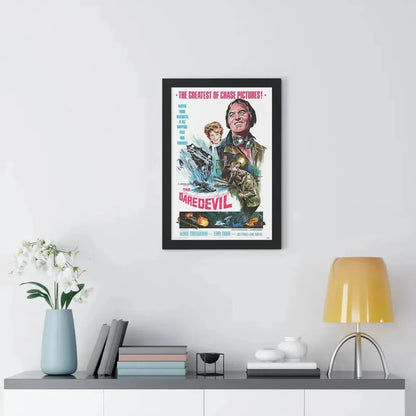 THE DAREDEVIL 1972 - Framed Movie Poster - The Sticker Space