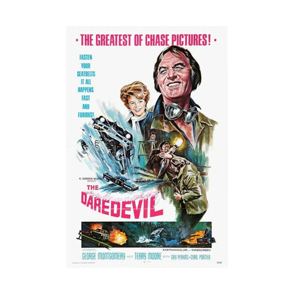 THE DAREDEVIL 1972 - Paper Movie Poster - The Sticker Space
