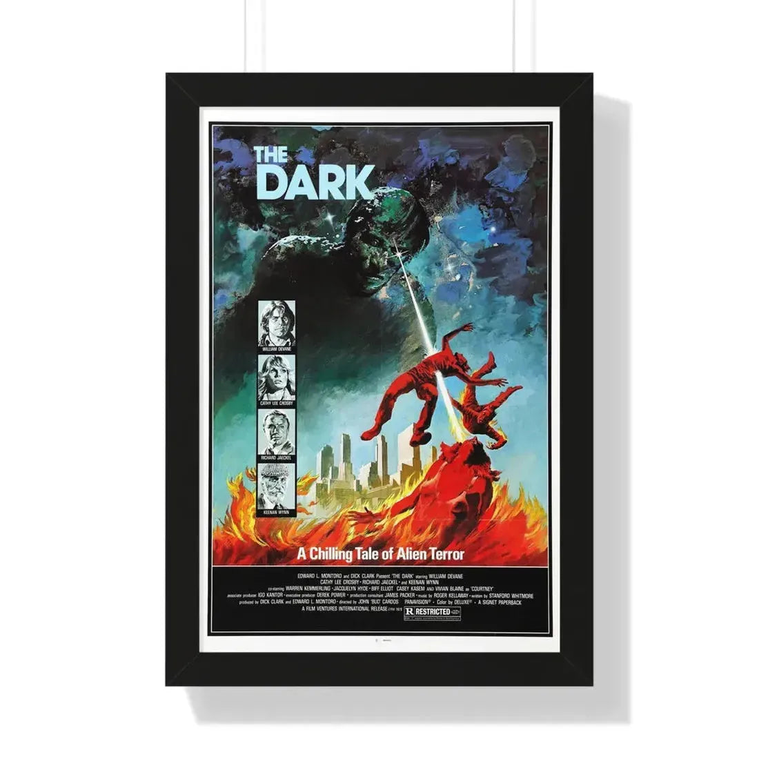 THE DARK 1979 - Framed Movie Poster 16″ x 24″ Black - The Sticker Space