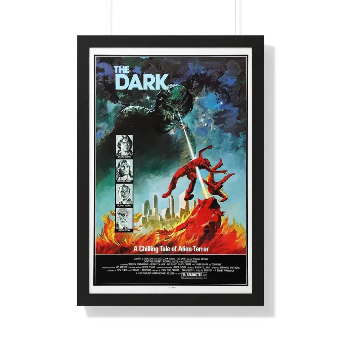 THE DARK 1979 - Framed Movie Poster 20" x 30" Black - The Sticker Space