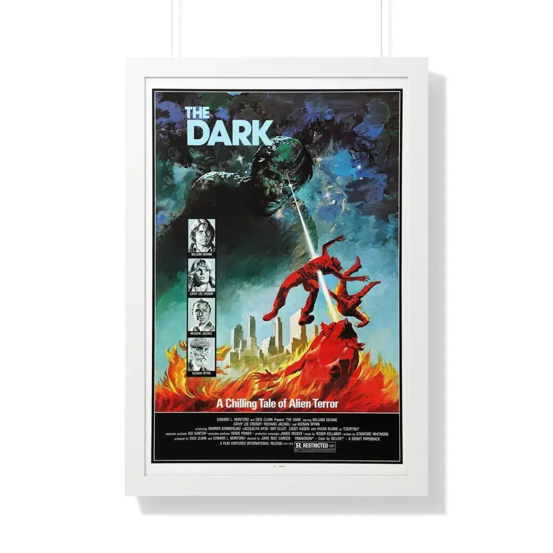 THE DARK 1979 - Framed Movie Poster 20" x 30" White - The Sticker Space