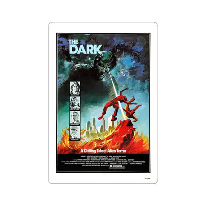 THE DARK 1979 Movie Poster - STICKER Vinyl Kiss-Cut Decal 6 Inch White - The Sticker Space