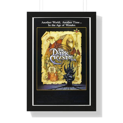 THE DARK CRYSTAL 1982 - Framed Movie Poster 16″ x 24″ Black - The Sticker Space