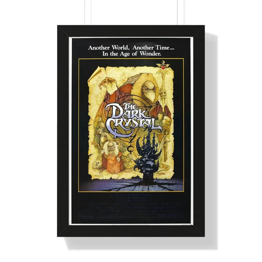 THE DARK CRYSTAL 1982 - Framed Movie Poster 16″ x 24″ Black - The Sticker Space
