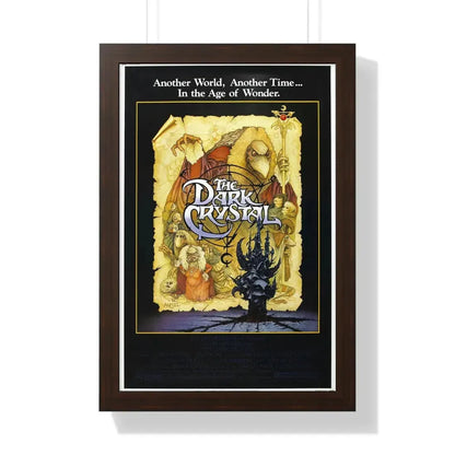 THE DARK CRYSTAL 1982 - Framed Movie Poster 16″ x 24″ Walnut - The Sticker Space