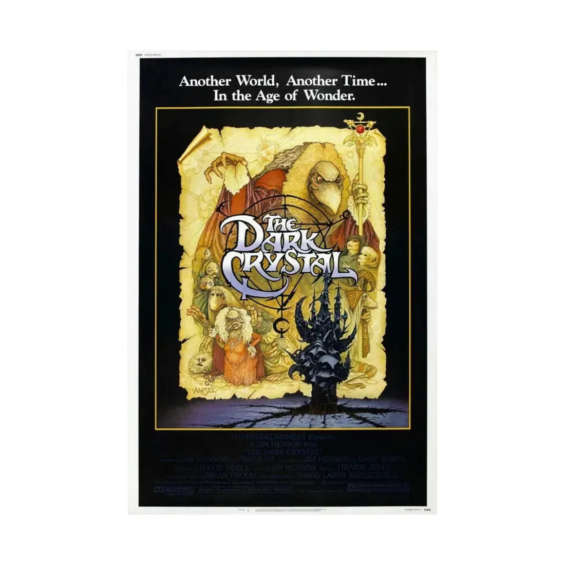 THE DARK CRYSTAL 1982 - Paper Movie Poster - The Sticker Space