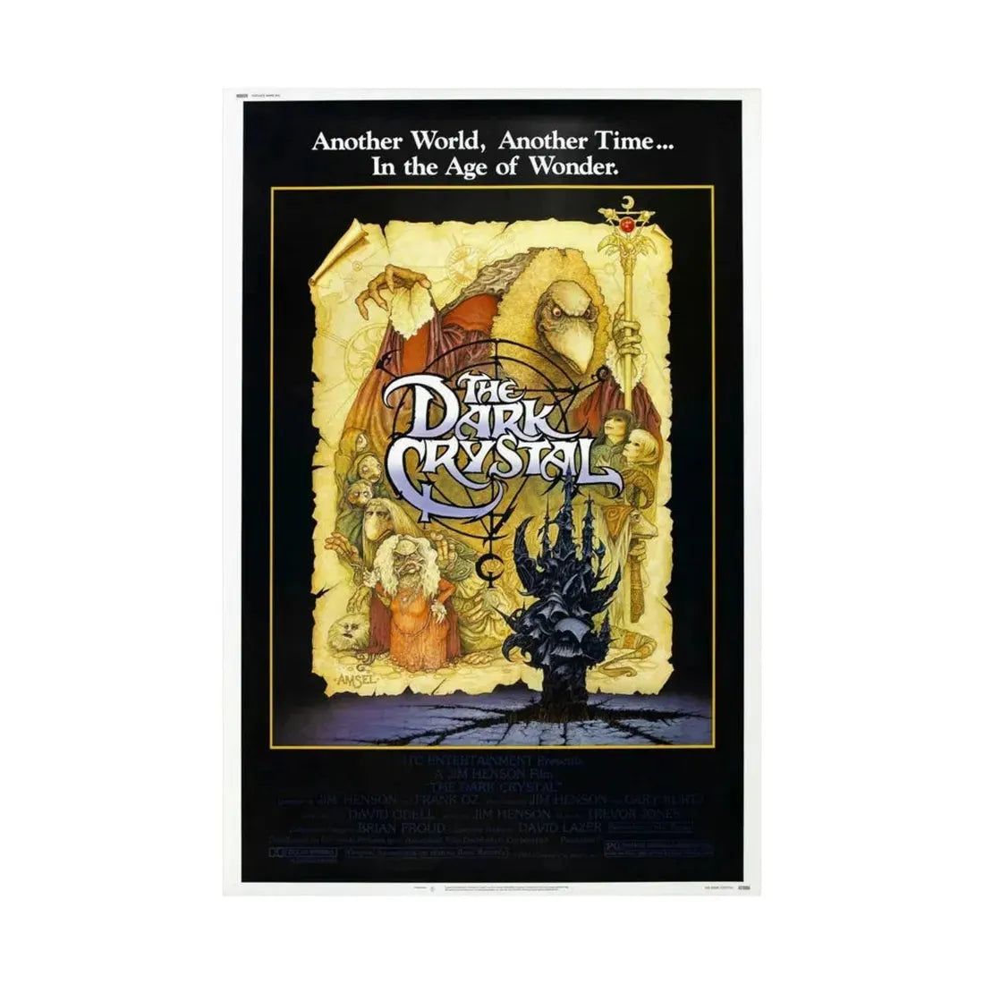 THE DARK CRYSTAL 1982 - Paper Movie Poster - The Sticker Space