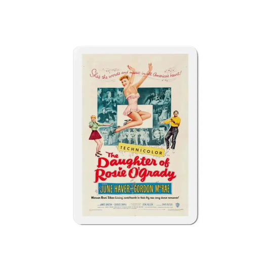 The Daughter of Rosie OGrady 1950 Movie Poster Refrigerator Magnet 2 Inch - The Sticker Space