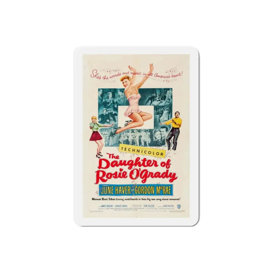 The Daughter of Rosie OGrady 1950 Movie Poster Refrigerator Magnet 2 Inch - The Sticker Space