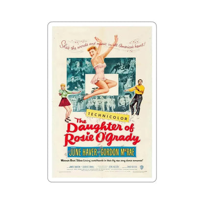 The Daughter of Rosie OGrady 1950 Movie Poster STICKER Vinyl Die-Cut Decal 5 Inch - The Sticker Space