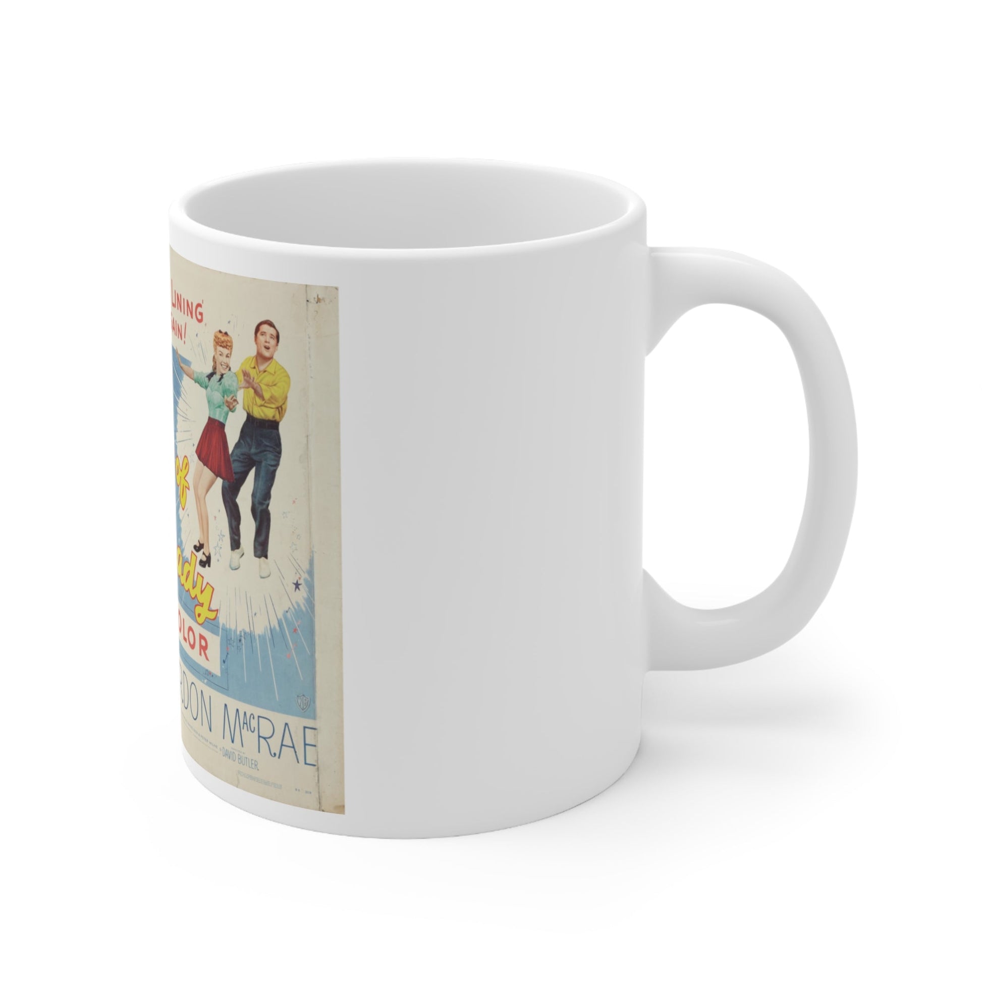 The Daughter of Rosie OGrady 1950 Movie Poster - White Coffee Cup 11oz-11oz-The Sticker Space