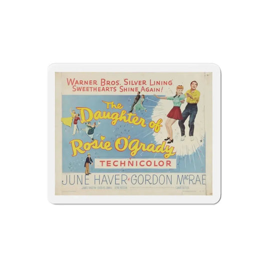 The Daughter of Rosie OGrady 1950 v2 Movie Poster Refrigerator Magnet 2 Inch - The Sticker Space