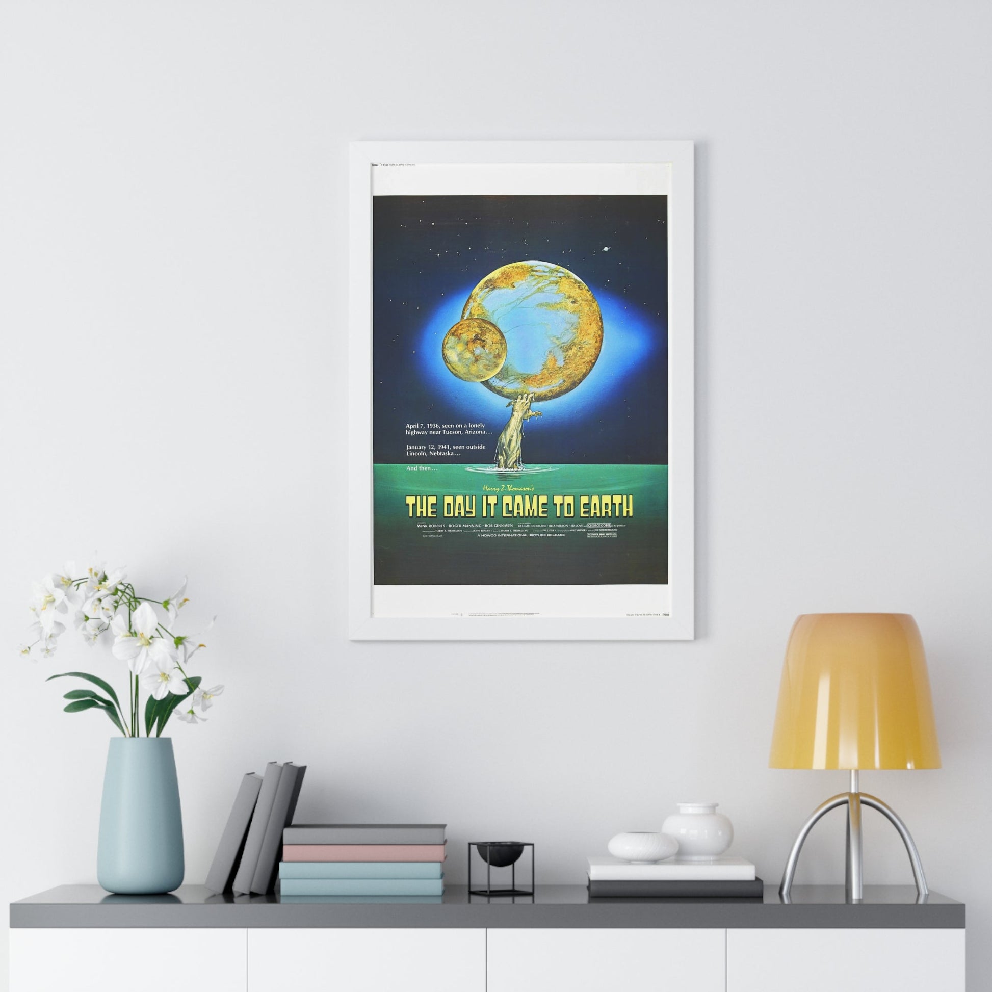 THE DAY IT CAME TO EARTH 1977 - Framed Movie Poster-The Sticker Space