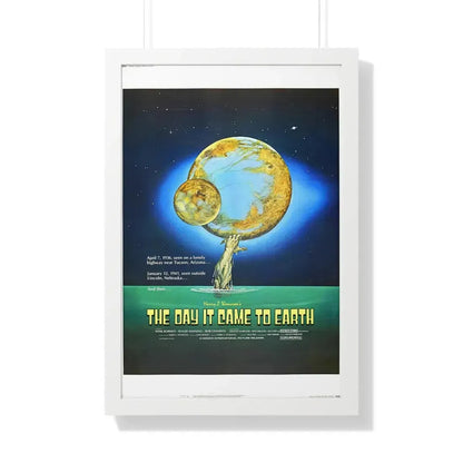 THE DAY IT CAME TO EARTH 1977 - Framed Movie Poster 20" x 30" White - The Sticker Space