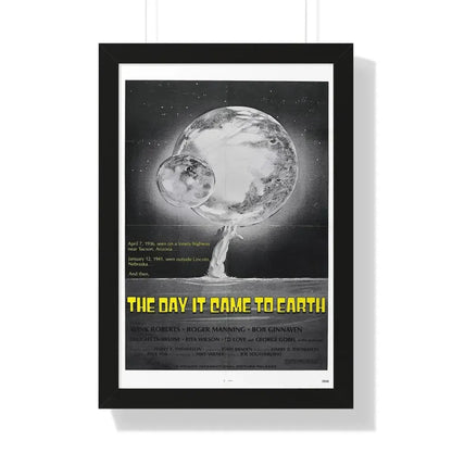 THE DAY IT CAME TO EARTH (2) 1977 - Framed Movie Poster 16″ x 24″ Black - The Sticker Space