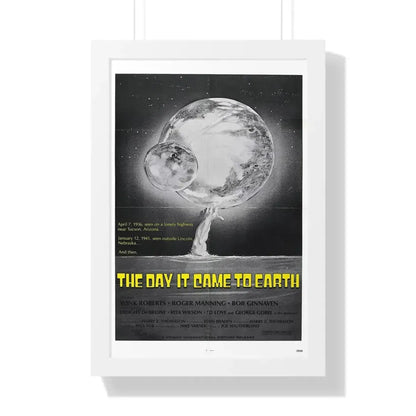 THE DAY IT CAME TO EARTH (2) 1977 - Framed Movie Poster 16″ x 24″ White - The Sticker Space