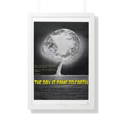 THE DAY IT CAME TO EARTH (2) 1977 - Framed Movie Poster 20" x 30" White - The Sticker Space