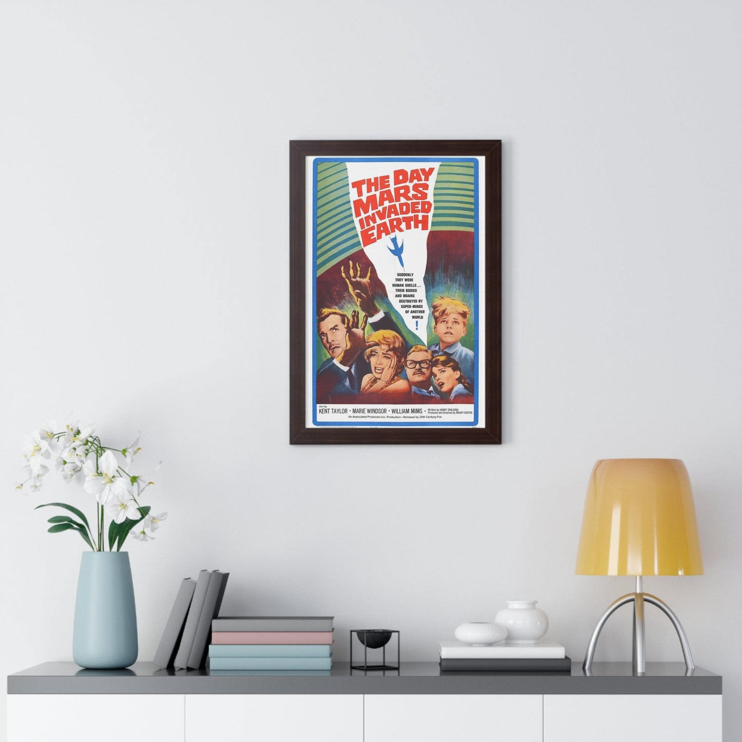 THE DAY MARS INVADED EARTH 1962 - Framed Movie Poster-The Sticker Space