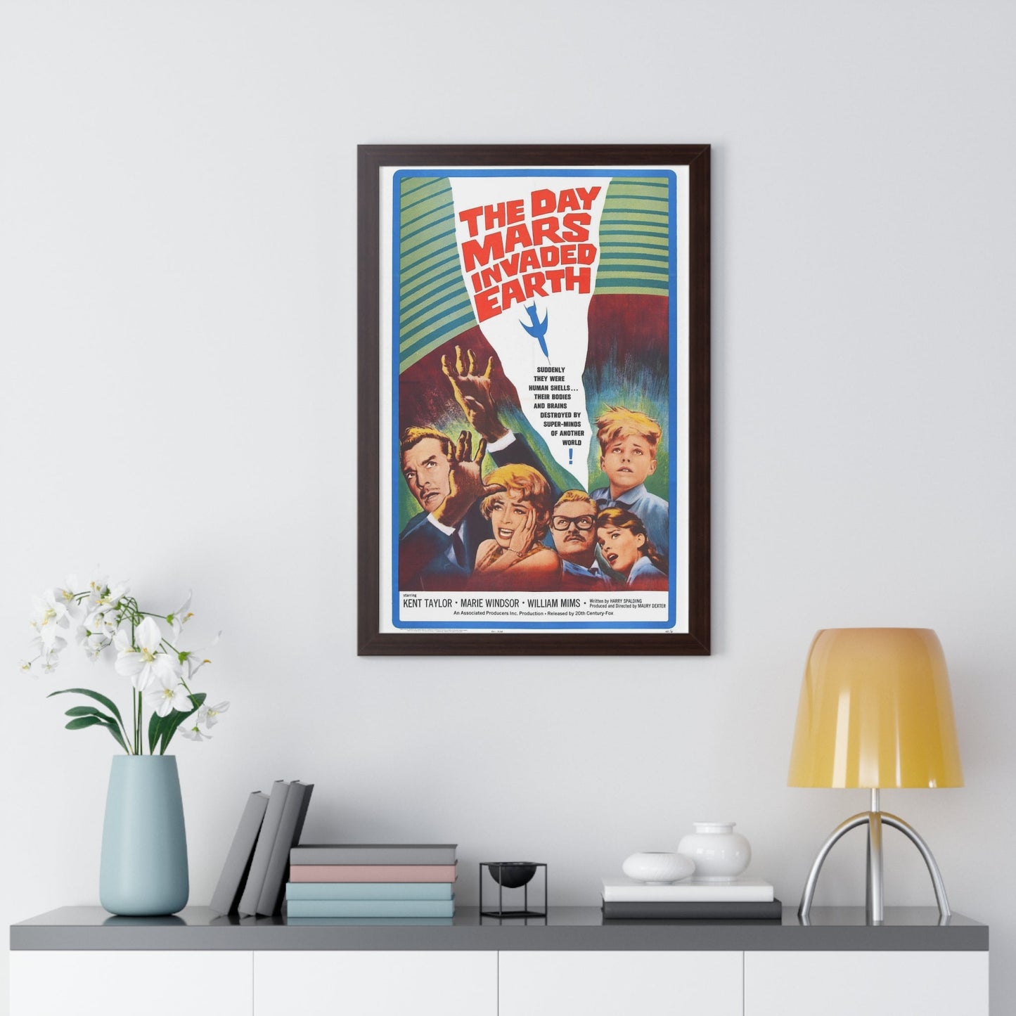 THE DAY MARS INVADED EARTH 1962 - Framed Movie Poster-The Sticker Space