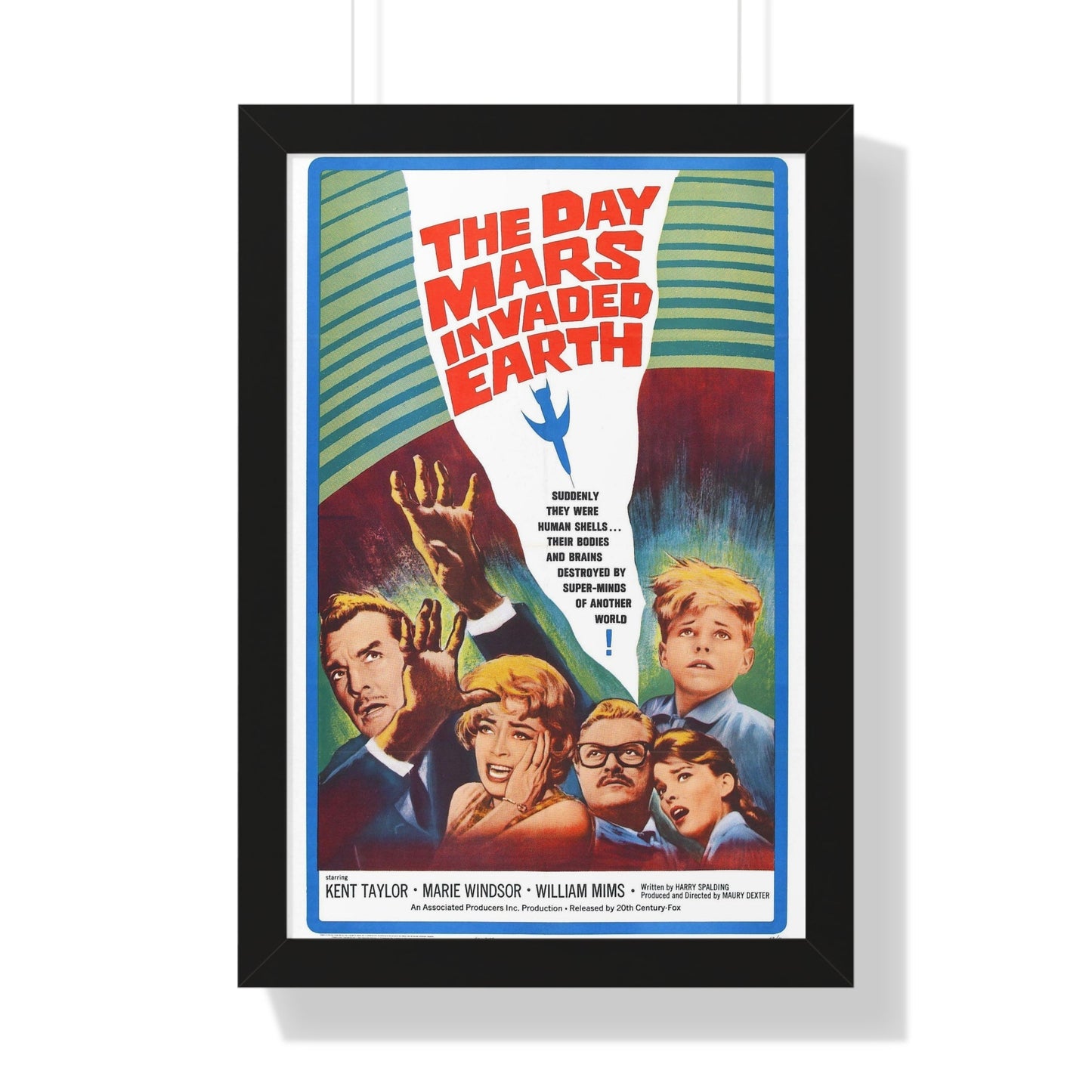 THE DAY MARS INVADED EARTH 1962 - Framed Movie Poster-16″ x 24″-The Sticker Space