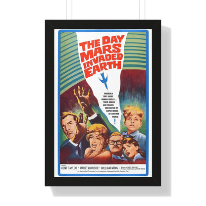 THE DAY MARS INVADED EARTH 1962 - Framed Movie Poster-16″ x 24″-The Sticker Space