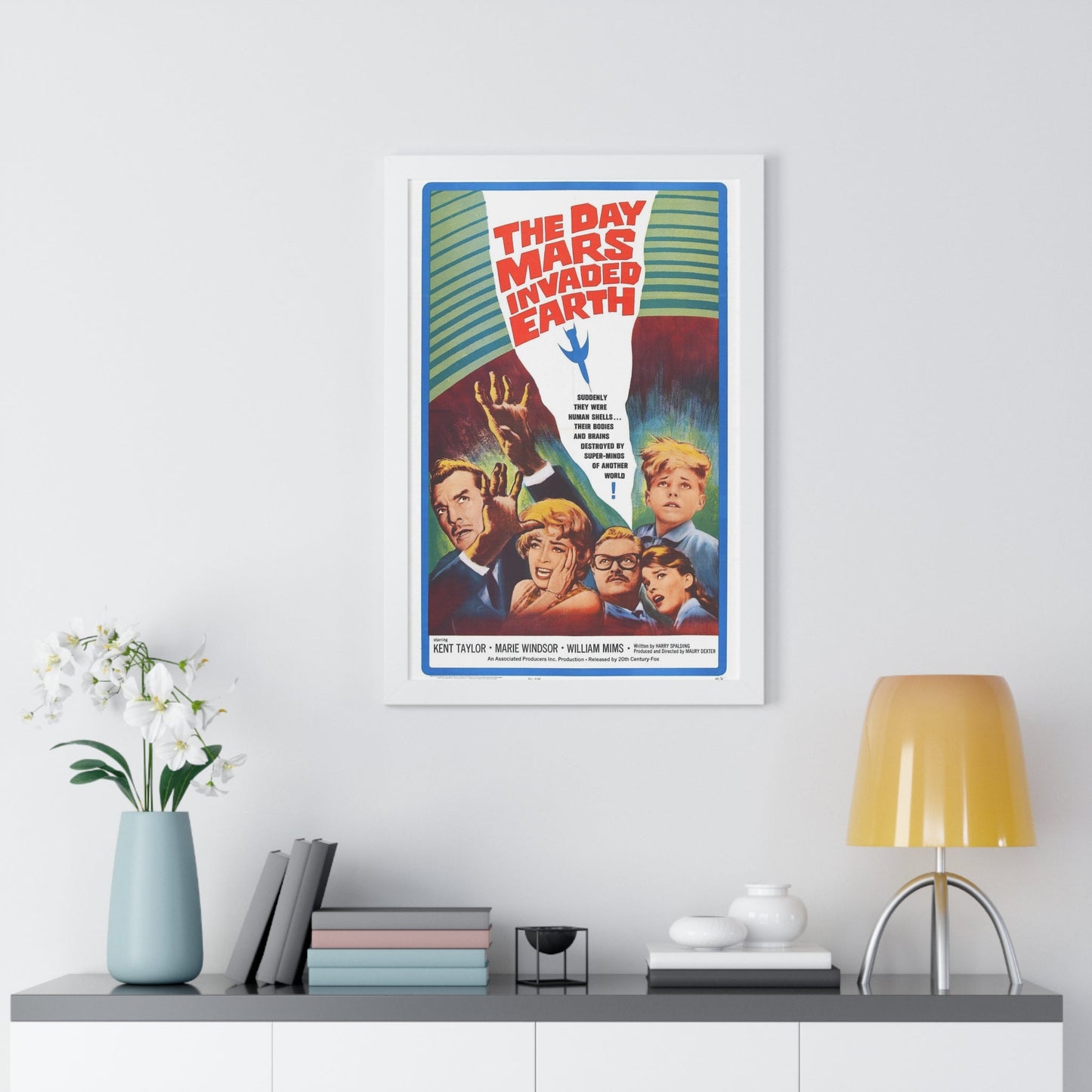 THE DAY MARS INVADED EARTH 1962 - Framed Movie Poster-The Sticker Space