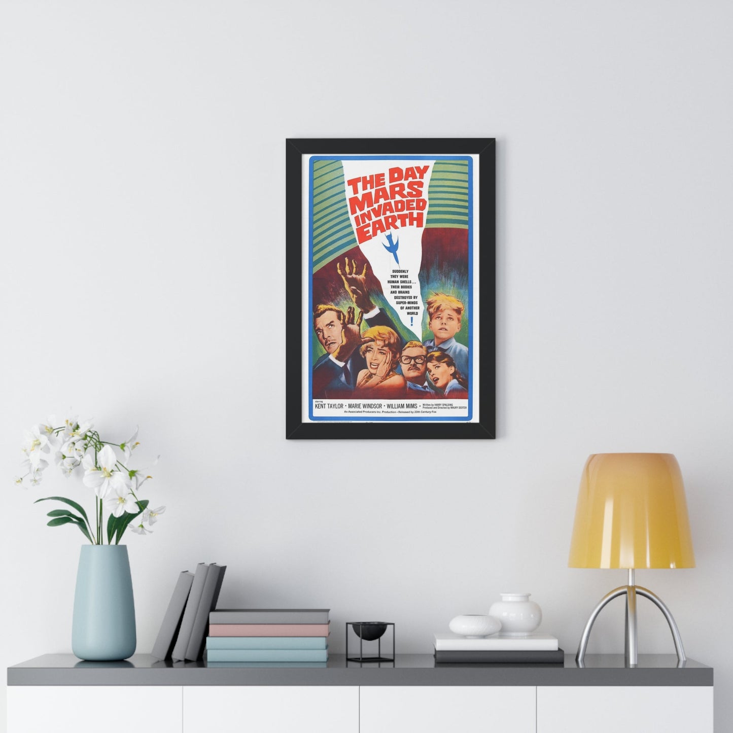 THE DAY MARS INVADED EARTH 1962 - Framed Movie Poster-The Sticker Space