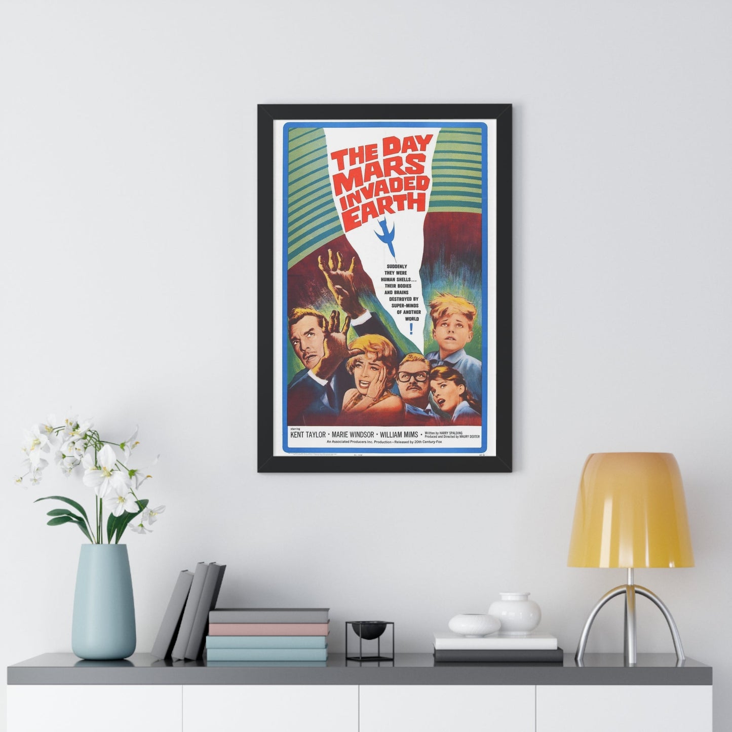 THE DAY MARS INVADED EARTH 1962 - Framed Movie Poster-The Sticker Space