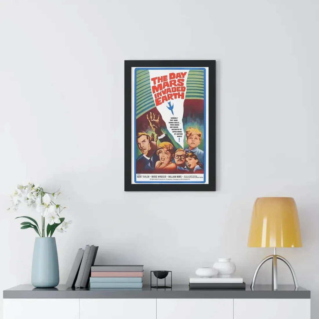 THE DAY MARS INVADED EARTH 1962 - Framed Movie Poster - The Sticker Space