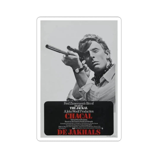 The Day of the Jackal 1973 2 Movie Poster STICKER Vinyl Die-Cut Decal 2 Inch - The Sticker Space