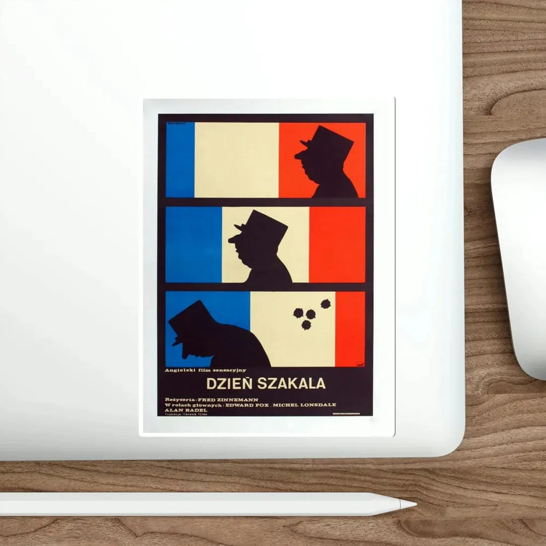 The Day of the Jackal 1973 4 Movie Poster STICKER Vinyl Die-Cut Decal - The Sticker Space