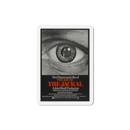 The Day of the Jackal 1973 Movie Poster Die-Cut Magnet-3" x 3"-The Sticker Space