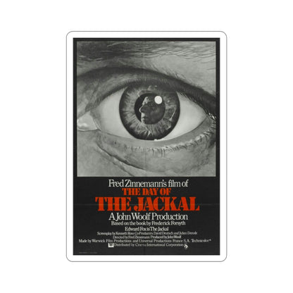 The Day of the Jackal 1973 Movie Poster STICKER Vinyl Die-Cut Decal-2 Inch-The Sticker Space