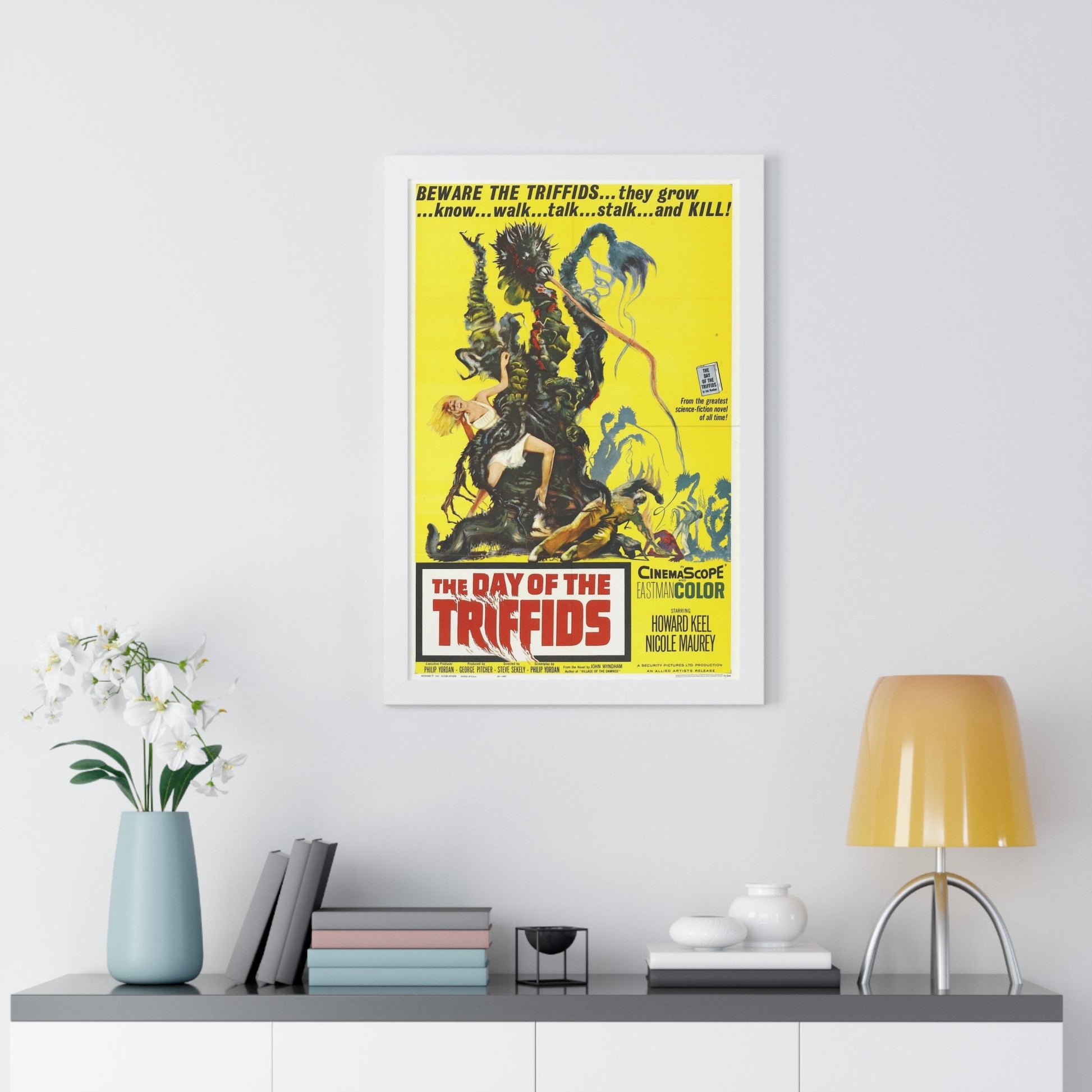 THE DAY OF THE TRIFFIDS 1963 - Framed Movie Poster-The Sticker Space