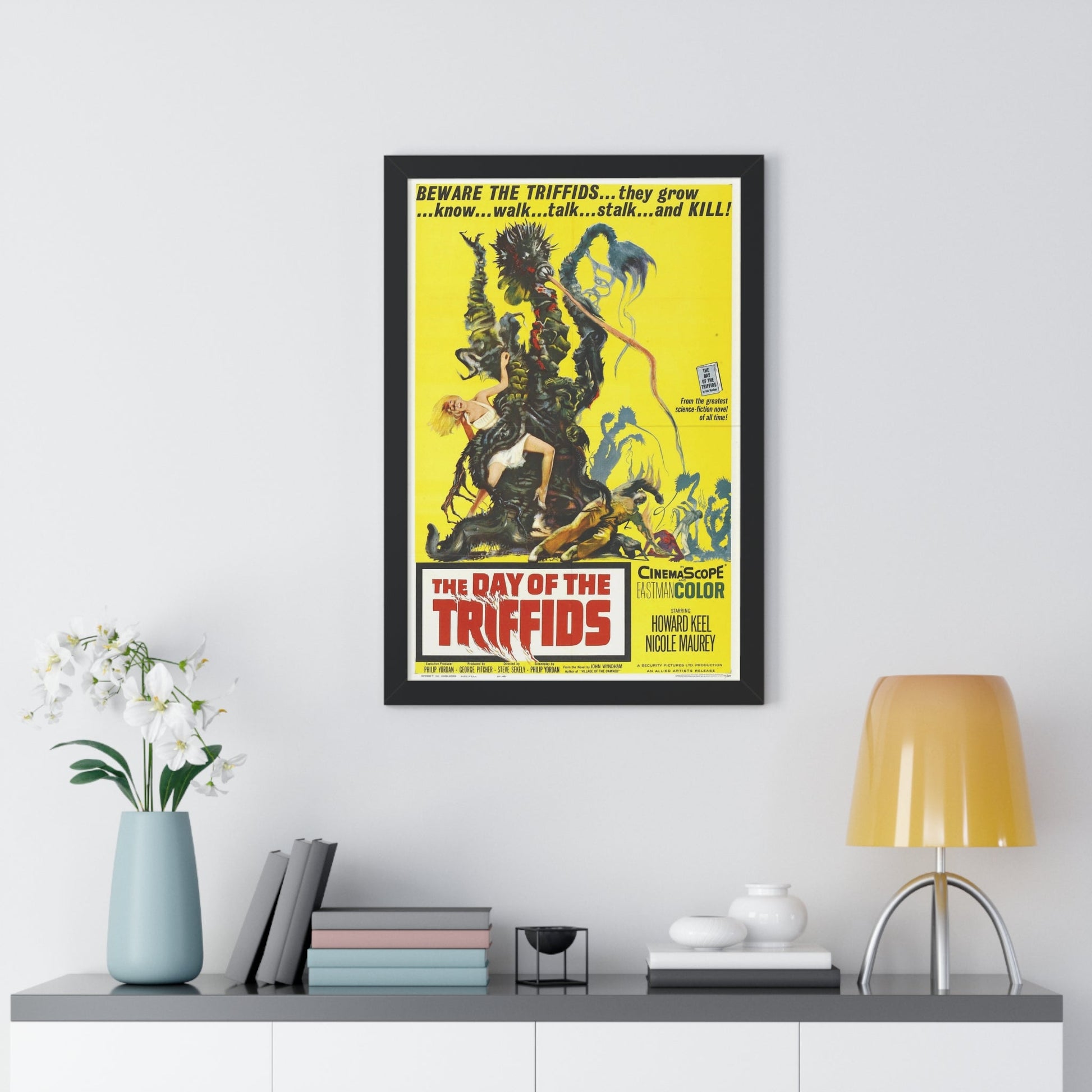 THE DAY OF THE TRIFFIDS 1963 - Framed Movie Poster-The Sticker Space